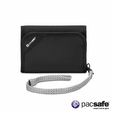 Pacsafe RFIDSAFE V125 防盜三折式錢夾(黑色)