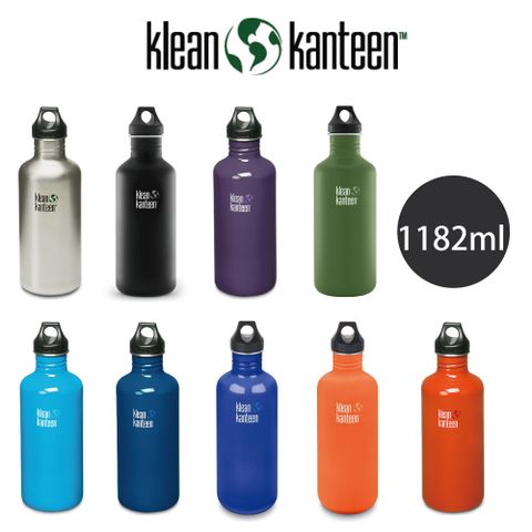 Klean Kanteen 【美國】窄口不鏽鋼水瓶-1182ml