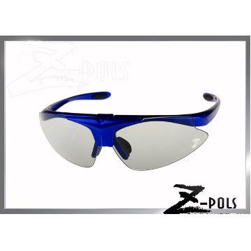 原$1999｜限量下殺 數量有限！↘【Z-POLS頂級3秒變色鏡片款】專業級可掀式可配度全藍款UV400超感光運動眼鏡,加碼贈多樣配件!