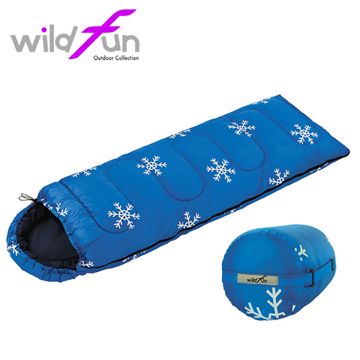 WildFun 野放 經典型休閒睡袋 雪花