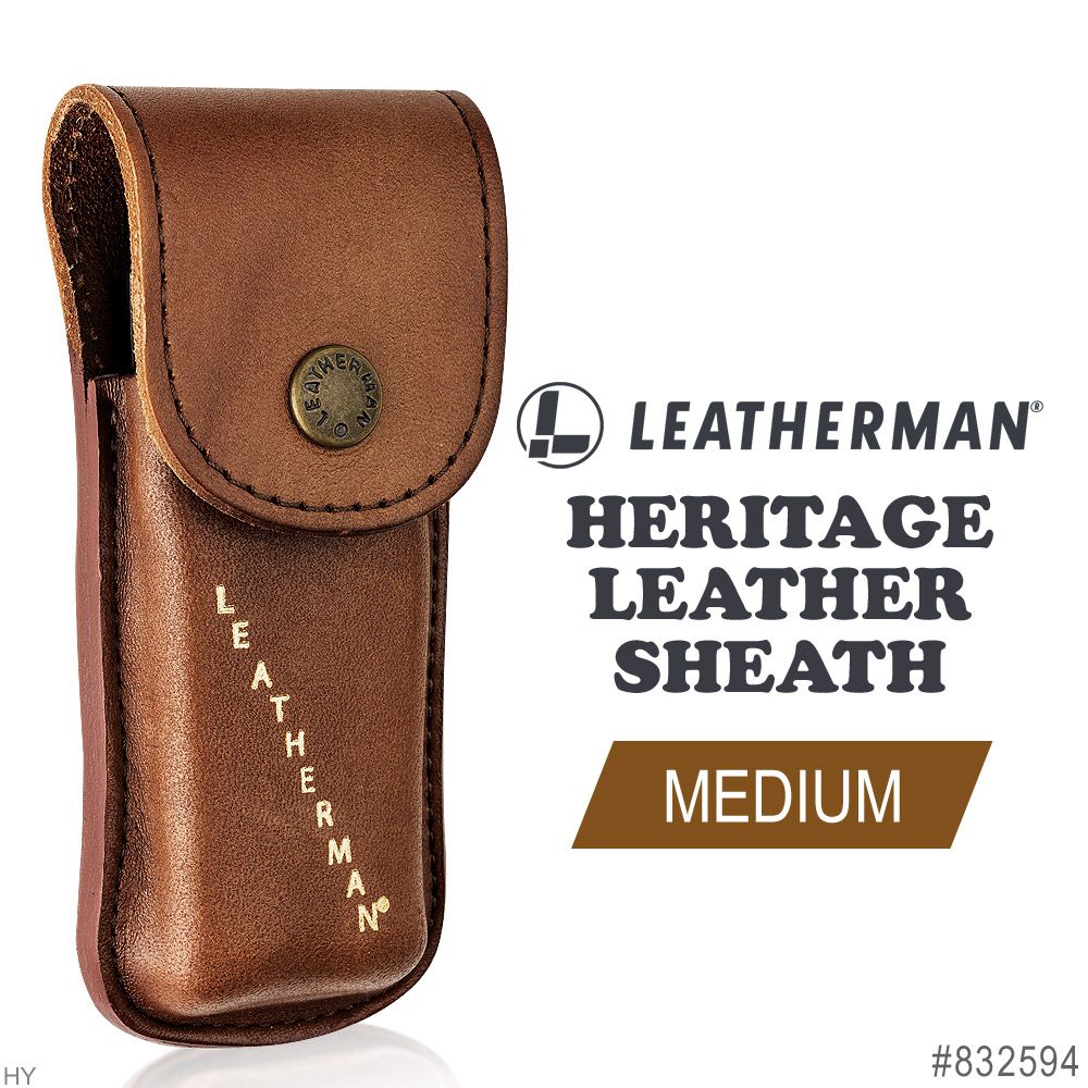 LEATHERMAN  傳承系列棕色皮套(中)#832594