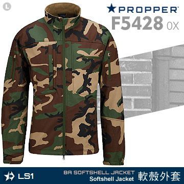 PROPPER  BA Softshell Jacket 軟殼外套-叢林迷彩F5428