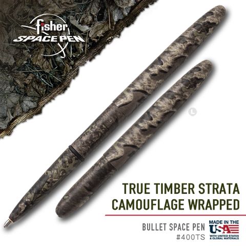 Fisher Space Pen TRUE TIMBER 迷彩子彈太空筆(400TS)