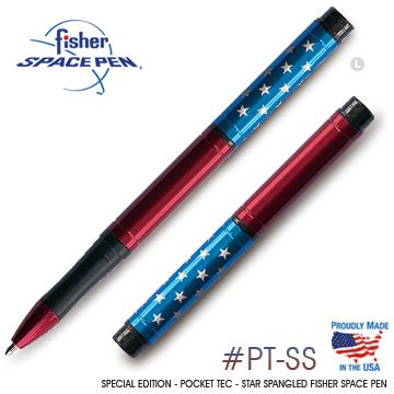 Fisher  Space Pen 特別版-星閃爍POCKET TEC系列口袋型太空筆-單隻販售 #PT-SS