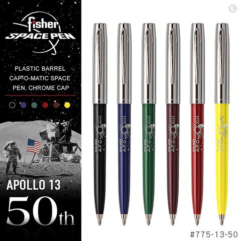 Fisher Space Pen Apollo 13 阿波羅13號50週年紀念太空筆／銀蓋(775-13-50)