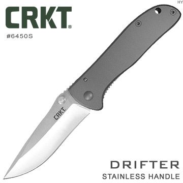 CRKT DRIFTER不鏽鋼柄折刀#6450S