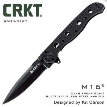 CRKT M16-01KS 黑刃折刀#M16-01KS