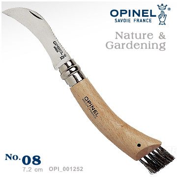 OPINEL  Nature & Gardening 法國刀園藝系列-不銹鋼採菇刀(No.8 #OPI_001252)