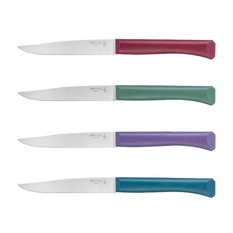 OPINEL N°125 法國彩色不銹鋼餐刀－微鋸齒刀片款(單隻販售)