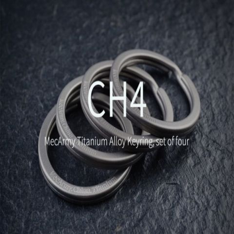 MecArmy CH4 鈦合金鑰匙圈(4個一組)