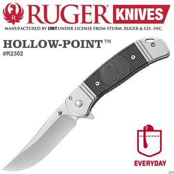  Ruger HOLLOW-POINT折刀#R2302