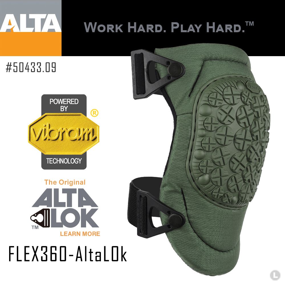 Alta FLEX360-LOk護 膝/橄欖綠  #50433.09