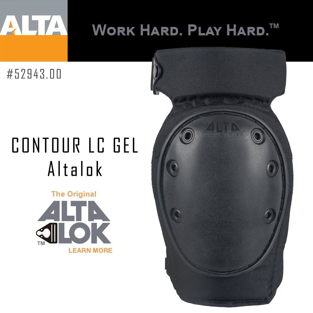 Alta CONTOUR LC GEL-Lok護 膝/黑 #52943.00