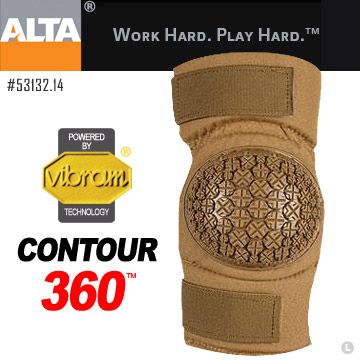 vibram AltaCONTOUR360-AltaGrip護 肘/狼棕色 53132.14