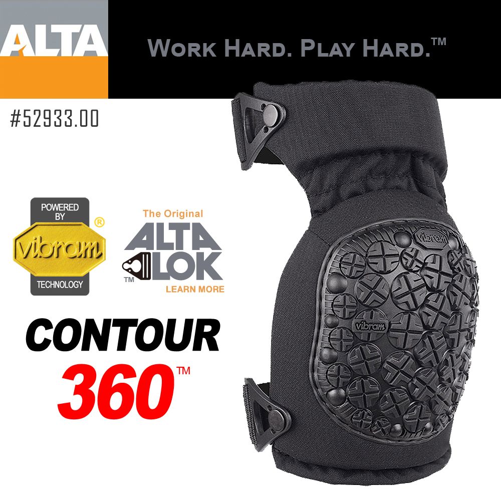 Alta  CONTOUR360-LOk護 膝/黑 52933.00