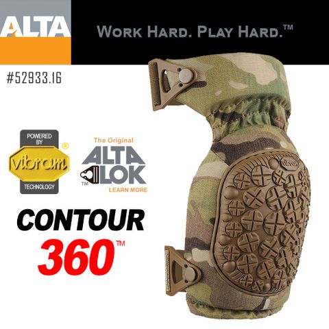 Alta CONTOUR360-LOk護 膝/多地形迷彩 52933.16