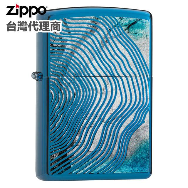 Zippo  High Polish Blue/Color Image 防風打火機