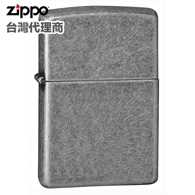 Zippo  仿古銀-仿古電鍍 防風打火機