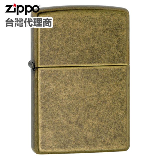 Zippo  仿古黃銅-仿古電鍍 防風打火機