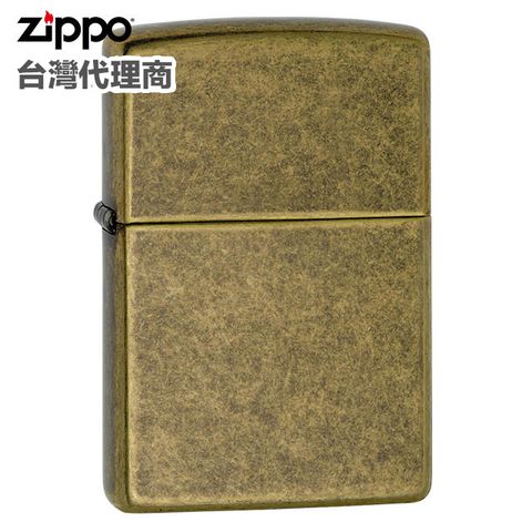 Zippo 仿古黃銅-仿古電鍍 防風打火機