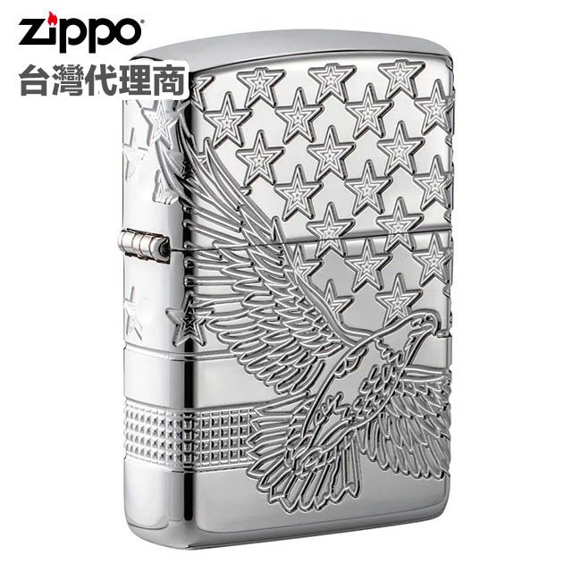 Zippo  Armor High Polish Chrome-Multi Cut 防風打火機