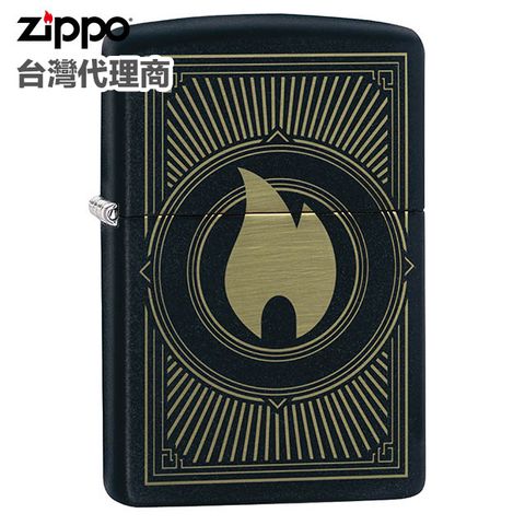 Zippo Deco Flame Design 防風打火機