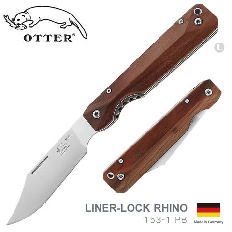 OTTER LINER-LOCK 折刀-RHINO(#153-1 PB)