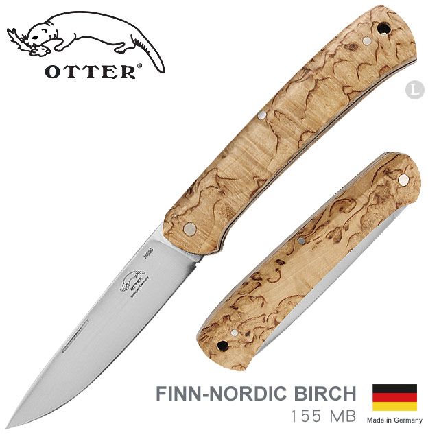 OTTER  FINN 折刀-NORDIC BIRCH 樺木握柄 (#155 MB)