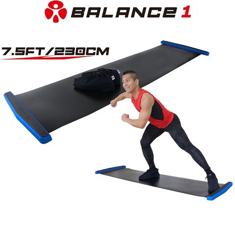 BALANCE 1 橫向核心肌群訓練 滑步器 豪華版 黑色230cm