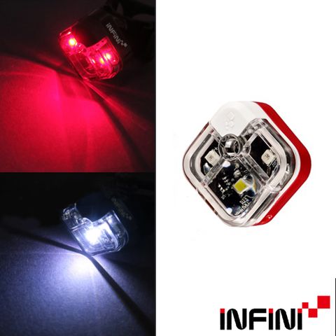 INFINI ARIA I-220W 多用途LED前後共用警示燈 前燈後燈/台灣製-紅色