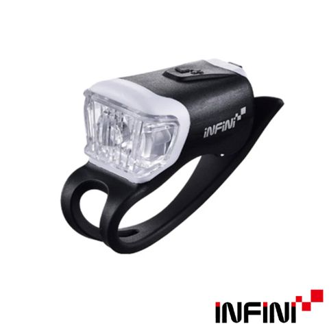 INFINI ORCA I-204W 白光LED鯨魚燈3模式警示前燈/台灣製-黑