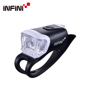 INFINI  ORCA I-204W 鯨魚USB充電式白光警示燈 黑