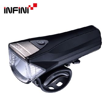 INFINI  SATURN I-330P 反射光USB充電式前燈 鈦色