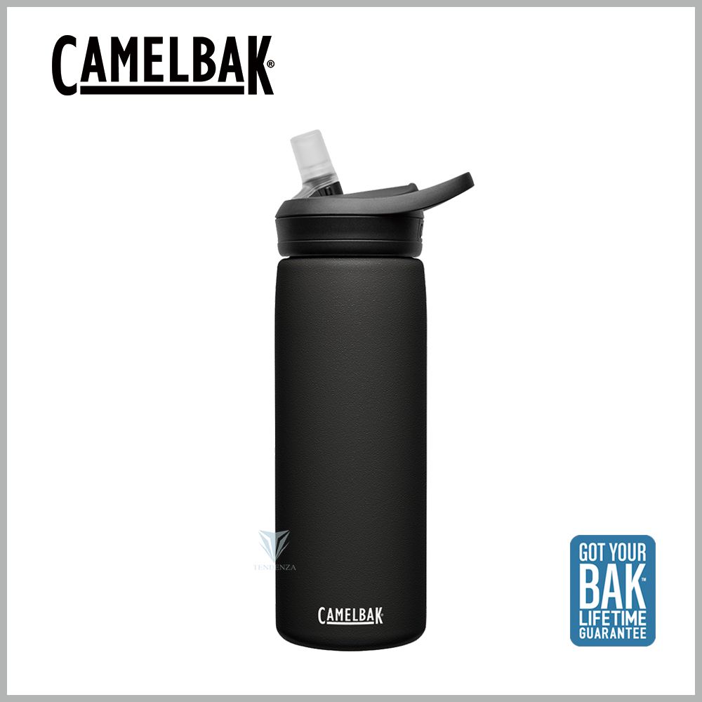 CamelBak  CB1649001060 - 600ml eddy+多水吸管保冰/溫水瓶 濃黑