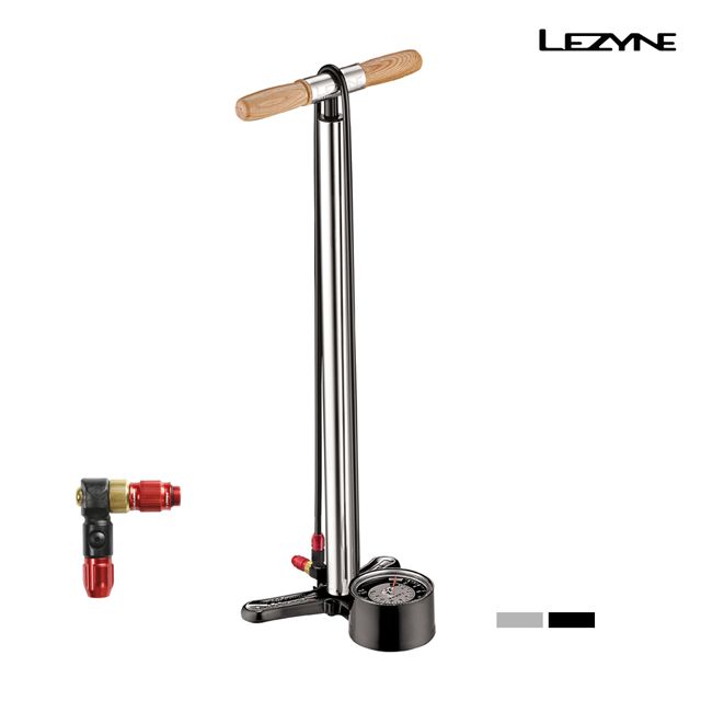 LEZYNE  鋁木柄立式打氣筒/ALLOY FLOOR DRIVE  + ABS 1 PRO 1-FP-AFLDR-V506
