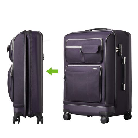 VoyLux 伯勒仕-Vantage系列26吋軟硬殼收摺行李箱-紫色3588617