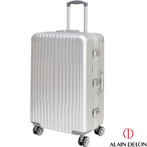 全鋁製旅行箱ALAIN DELON 亞蘭德倫 25吋 絕代風華系列全鋁製旅行箱 (銀)