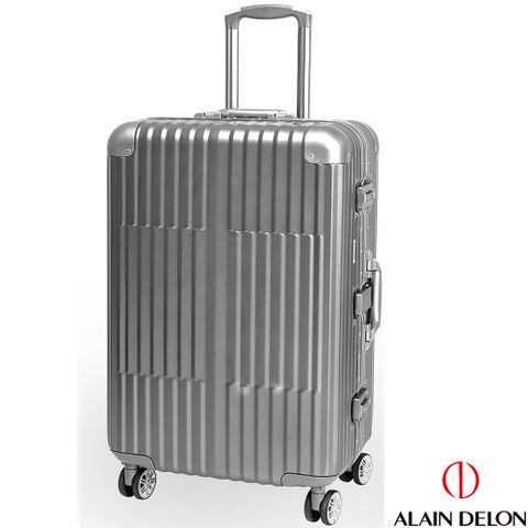 全鋁製旅行箱ALAIN DELON 亞蘭德倫 25吋 絕代風華系列全鋁製旅行箱 (灰)