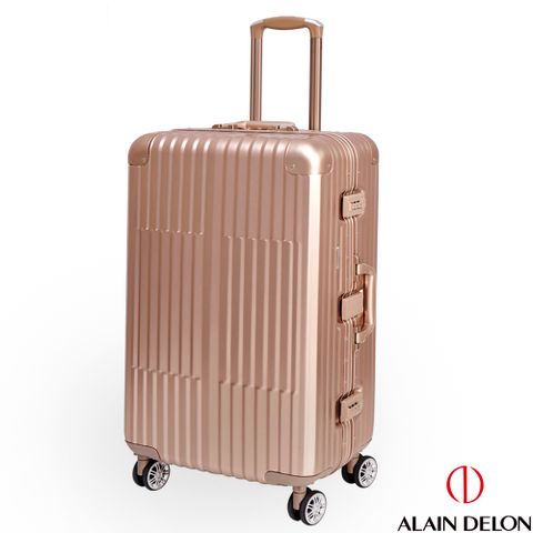 全鋁製旅行箱ALAIN DELON 亞蘭德倫 25吋 絕代風華系列全鋁製旅行箱 (金)