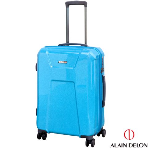 全台獨家夜光面板設計ALAIN DELON 亞蘭德倫 24吋星燦夜光系列行李箱(藍)