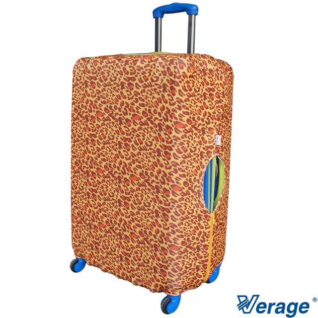 Verage 維麗杰   彈性花樣旅行箱保護套 L (豹紋)