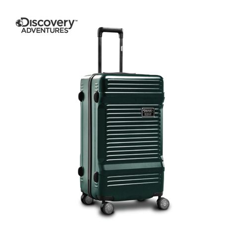 Discovery Adventures 運動款PLUS+工具箱28吋拉鍊行李箱-墨綠