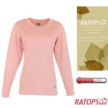 RATOPS 瑞多仕 - 女款 Thermolite 保暖圓領內衣.排汗內衣._DB5085 淺粉紅