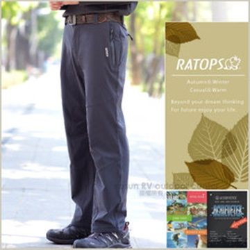 RATOPS 瑞多仕 - 男款 Softshell 防水透氣保暖長褲_RAS759 暗灰色 V1