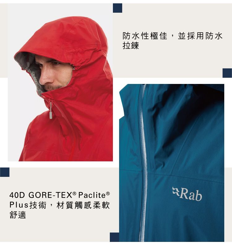 英國RAB】Meridian Jacket 連帽防水外套男款黑色#QWG44 - PChome 24h購物