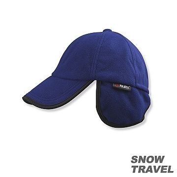 SNOW TRAVEL 雪之旅 WINDBLOC 防風保暖遮耳棒球帽(藍色)