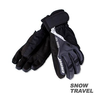 SNOW TRAVEL PRIMALOFT+GTX 防水保暖手套(灰色)