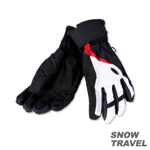 SNOW TRAVEL 雪之旅 ZIENER PRIMALOFT+GTX 防水保暖手套 (白)