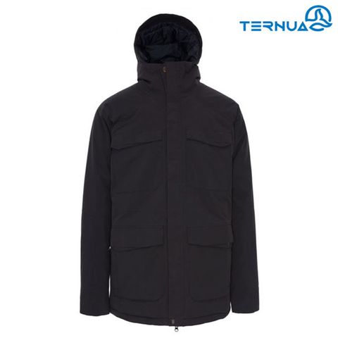 TERNUA 男Gore-Tex防水透氣連帽保暖外套1643044 / 9937黑色