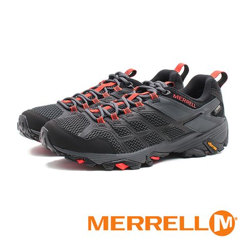 Merrell GORE-TEX 健走鞋 耐磨抗菌 防水 登山鞋 運動鞋 防臭緩震 多功能 男鞋-黑(另有藍)